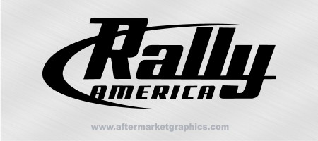 Rally America Decals - Pair (2 pieces)